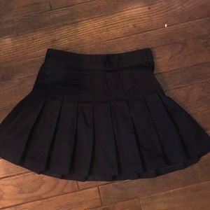 Navy blue brandy melville tennis skirt